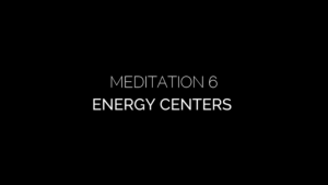 Somatic meditation energy centers
